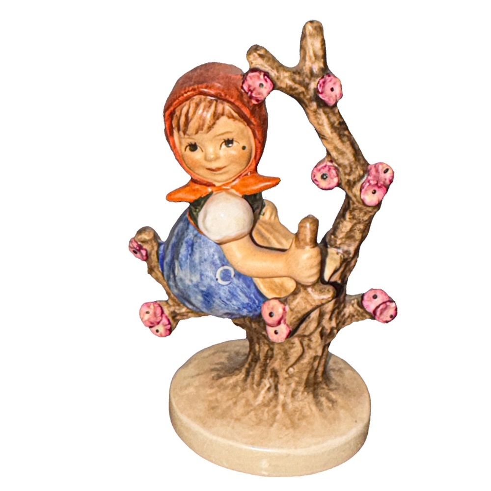 Vintage Goebel Figurine Girl in Blossoming Tree